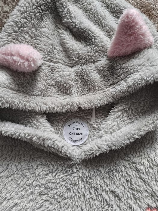 Тепла флісова домашня кофта піжама