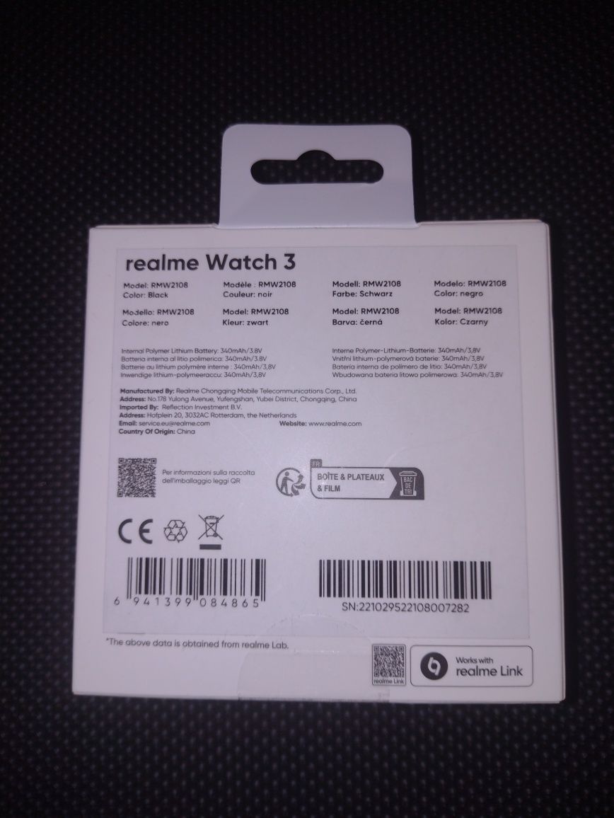 Smartwatch czarny zegarek