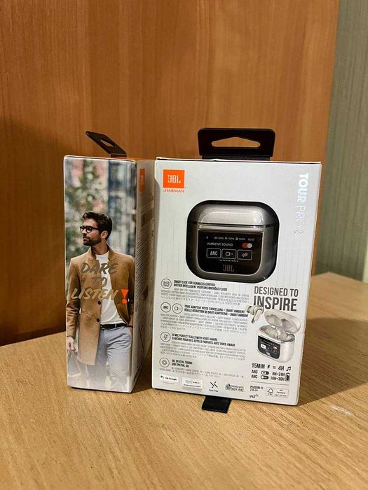 Навушники JBL Tour Pro 2 Champagne