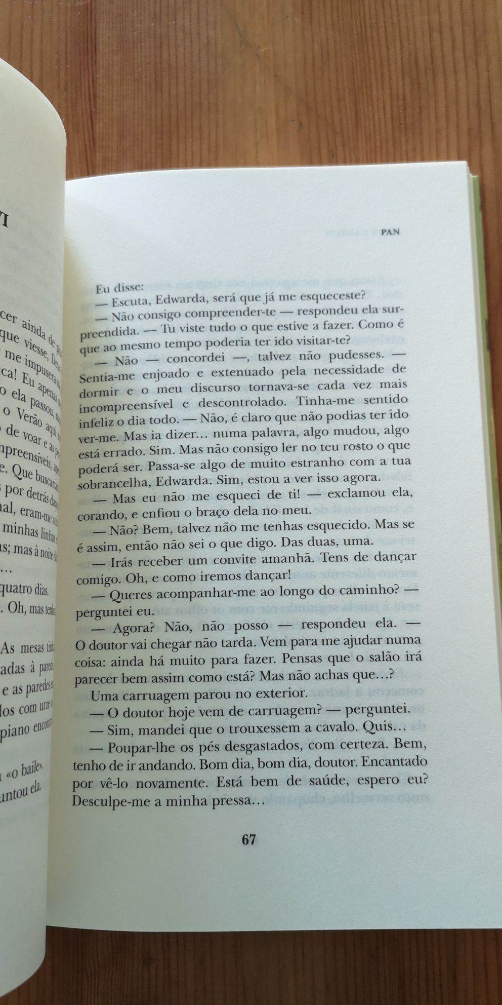 "PAN" LIVRO NOVO, de Knut Hamsun