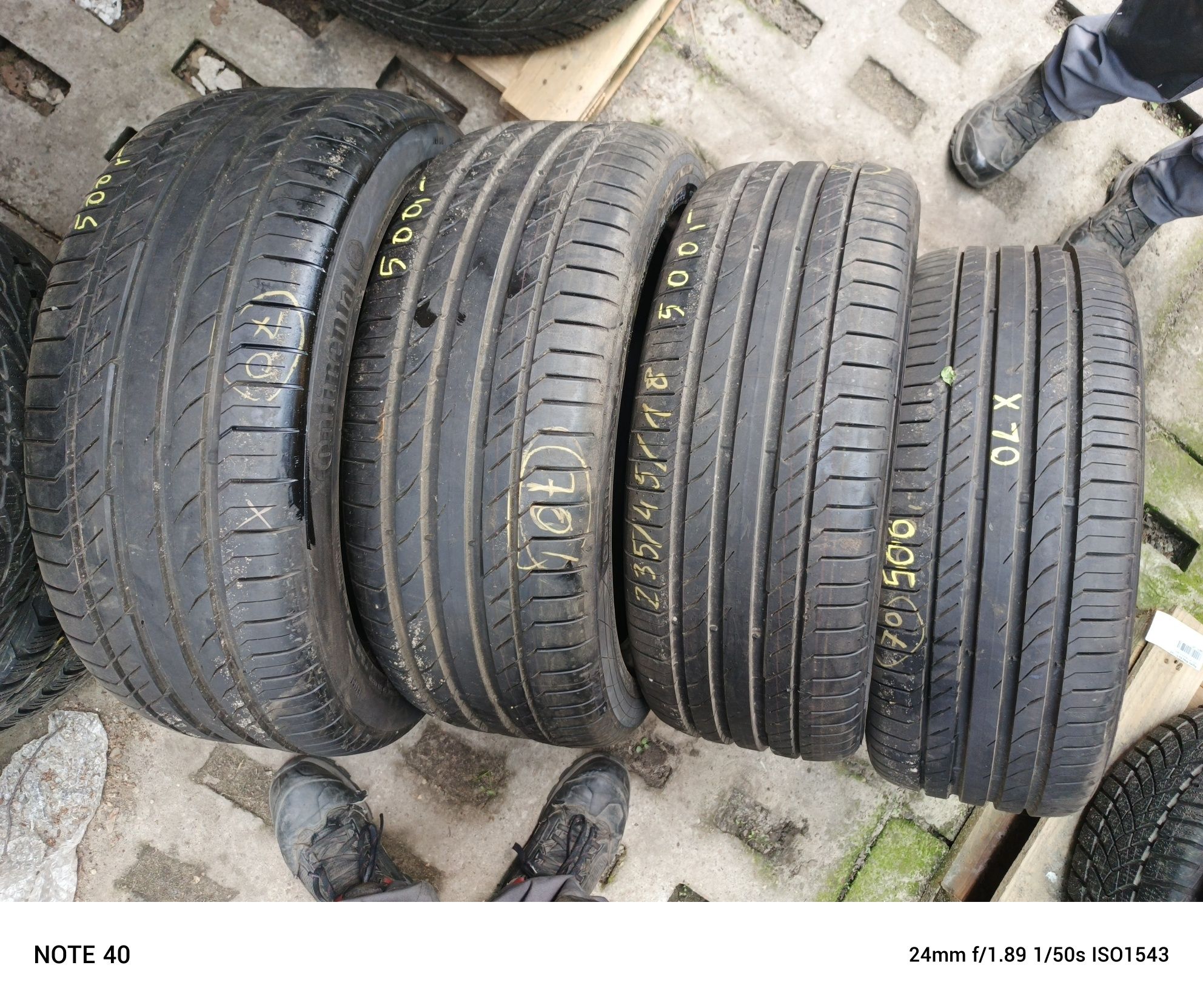 Nowe opony demo letnie 235/45/18 Continental  2021r