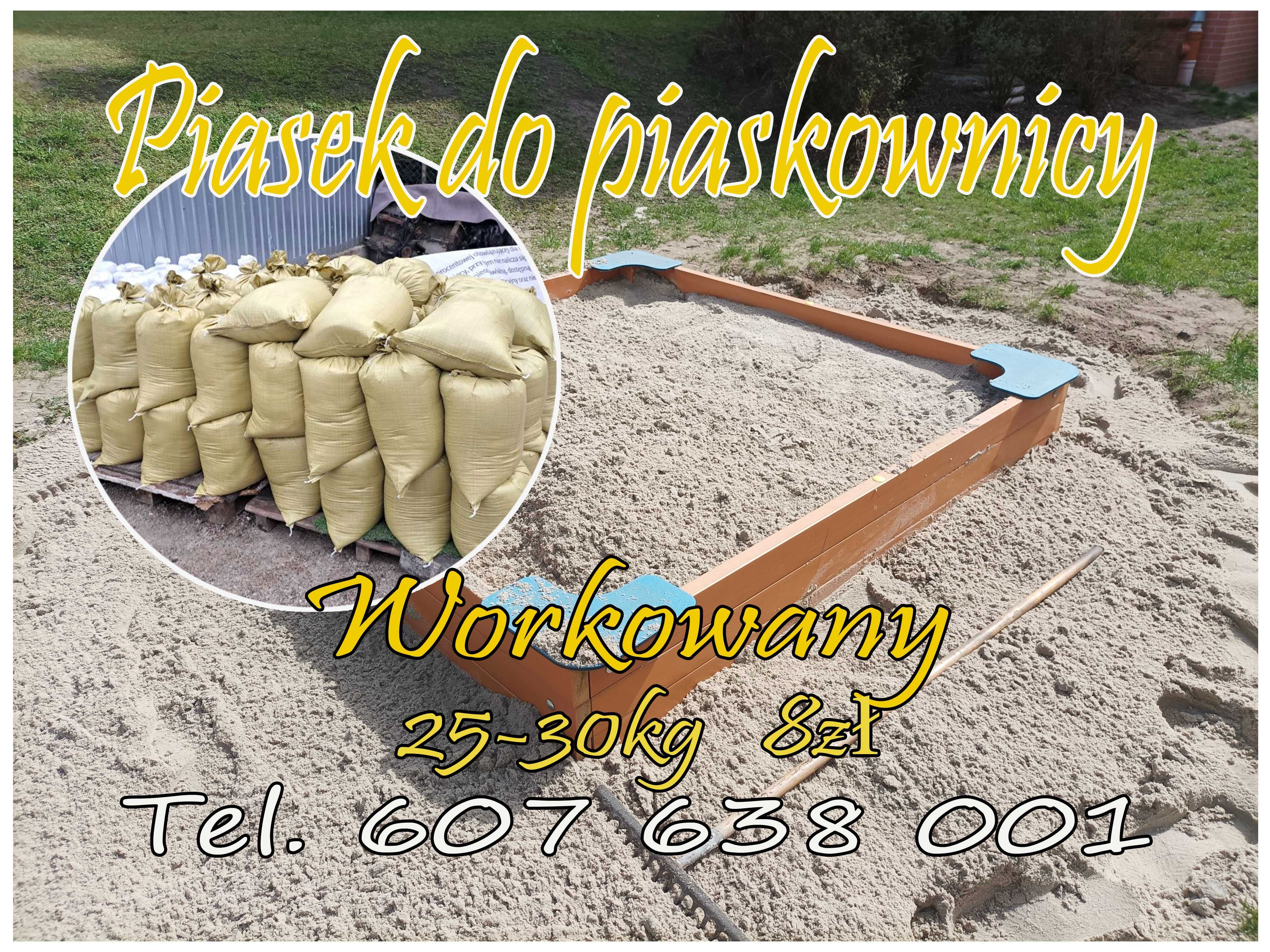 Piasek do piaskownic