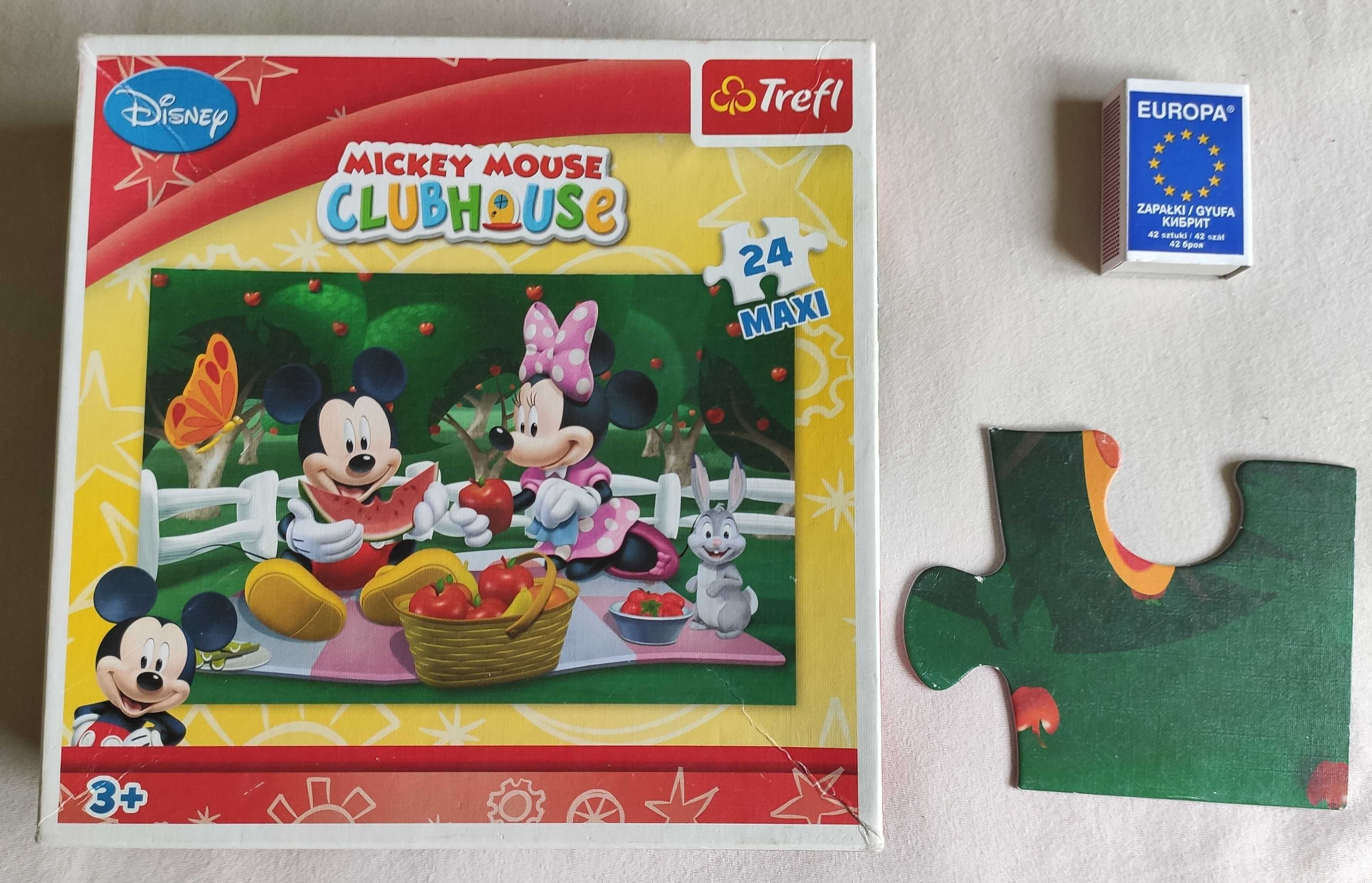 Duże puzzle edukacyjne - Dinozaury, Ocean, Mickey Mouse, Plac budowy