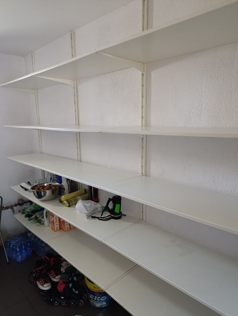 Półki ścienne do garażu ,spiżarni Ikea cały zestaw
