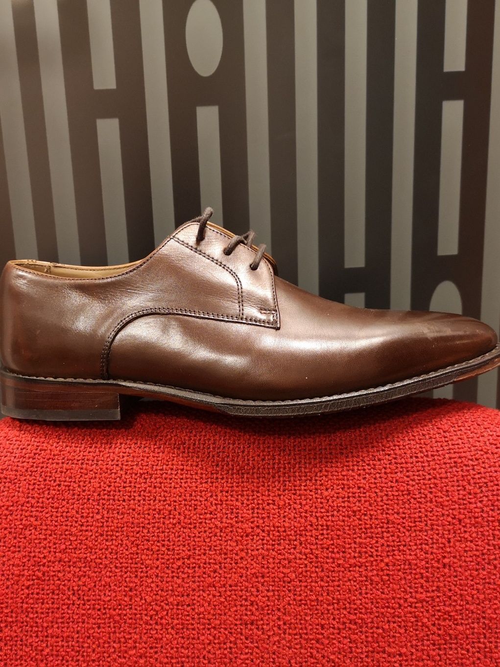Buty szyte Goodyearem, skóra naturalna, Gordon&Bros, roz. 41