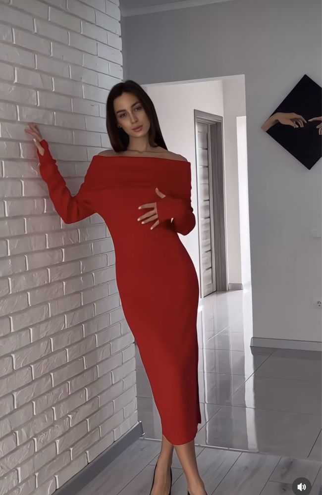 Червоне плаття/Сукня/Плаття ангора/Платье