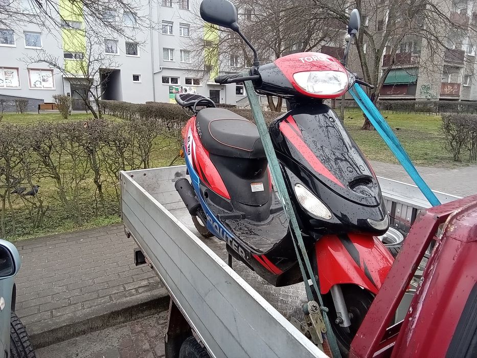 Skuter Toros El Rio 50 ccm po serwisie plastiki do poprawek