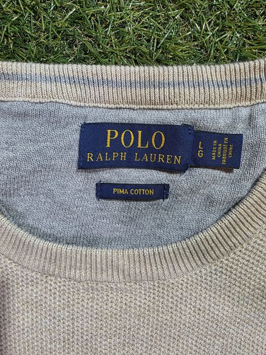 Sweter Męski Relph Lauren r. L kolor beżowy