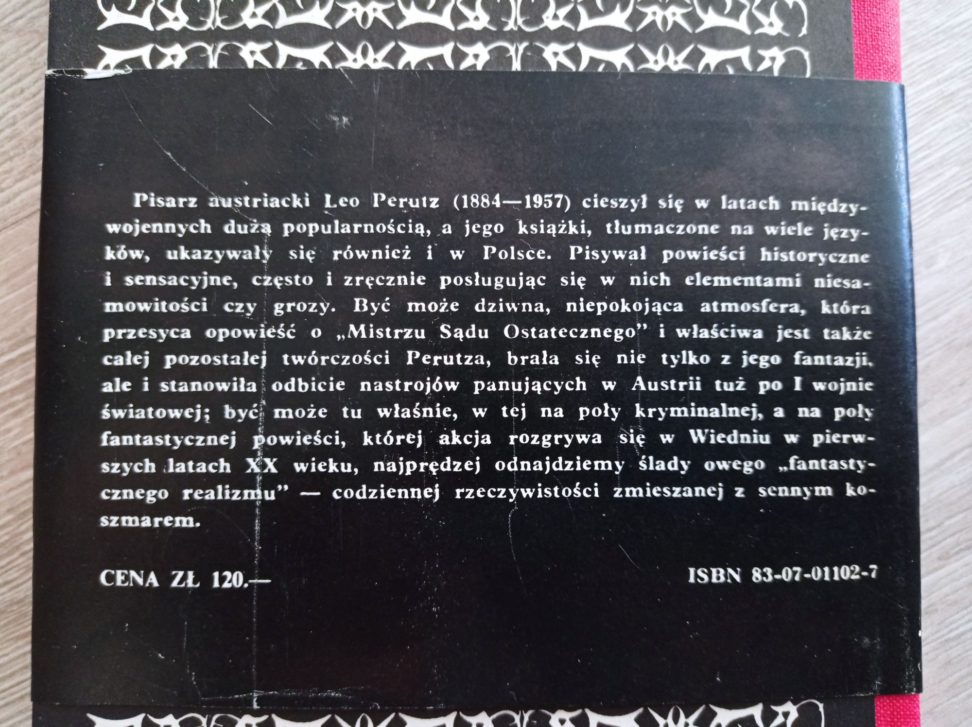 Mistrz sądu ostatecznego. Leo Perutz