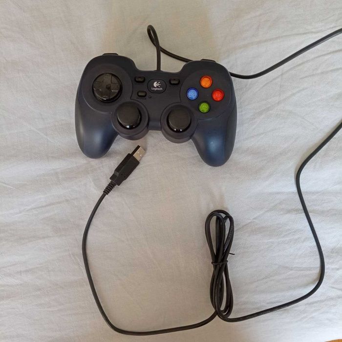 Дротовий гeймпaд Logitech F310 PC Black/Blue