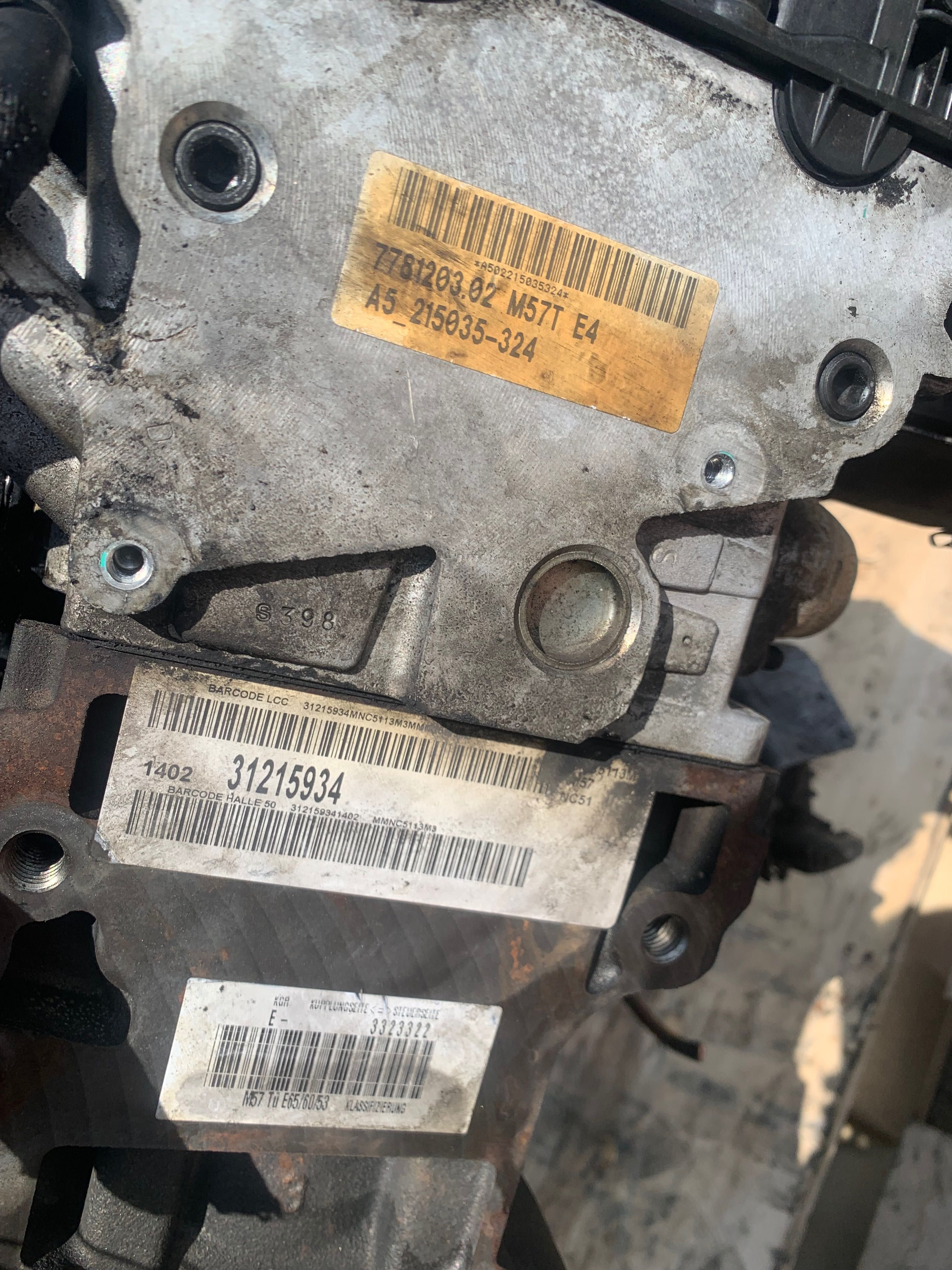Kompletny Silnik BMW E53 E60 E65 E61 3.0 Diesel M57 218 KM  Swap