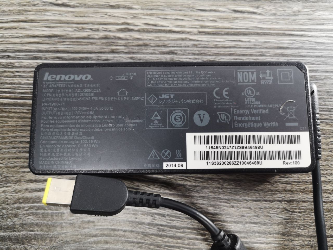 Lenovo USB+pin 45W 65W 90W Square 135W 230W зарядка леново ОРИГІНАЛ