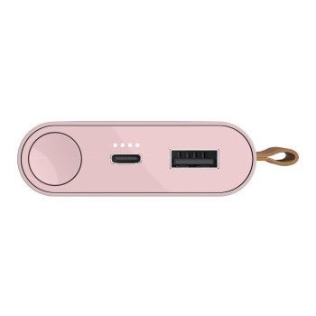 Fresh N Rebel - powerbank 12000mAh USB-C smokey pink, różowy - OUTLET