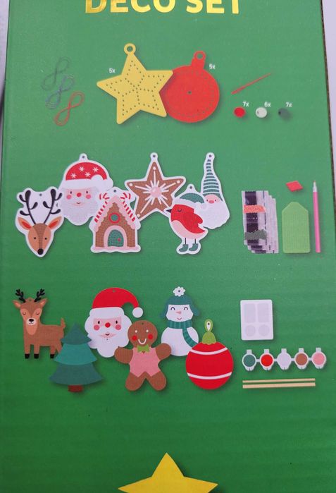 Choinka z filcu duża do udekorowania DIY, OZDOBY NA RZEPY