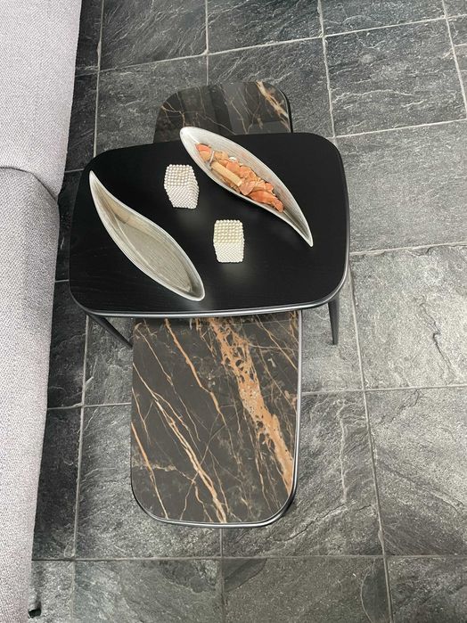 Wyprzedaż ekspozycji! Stoliki drewniany i spiek! KOMPLET! MIDJ