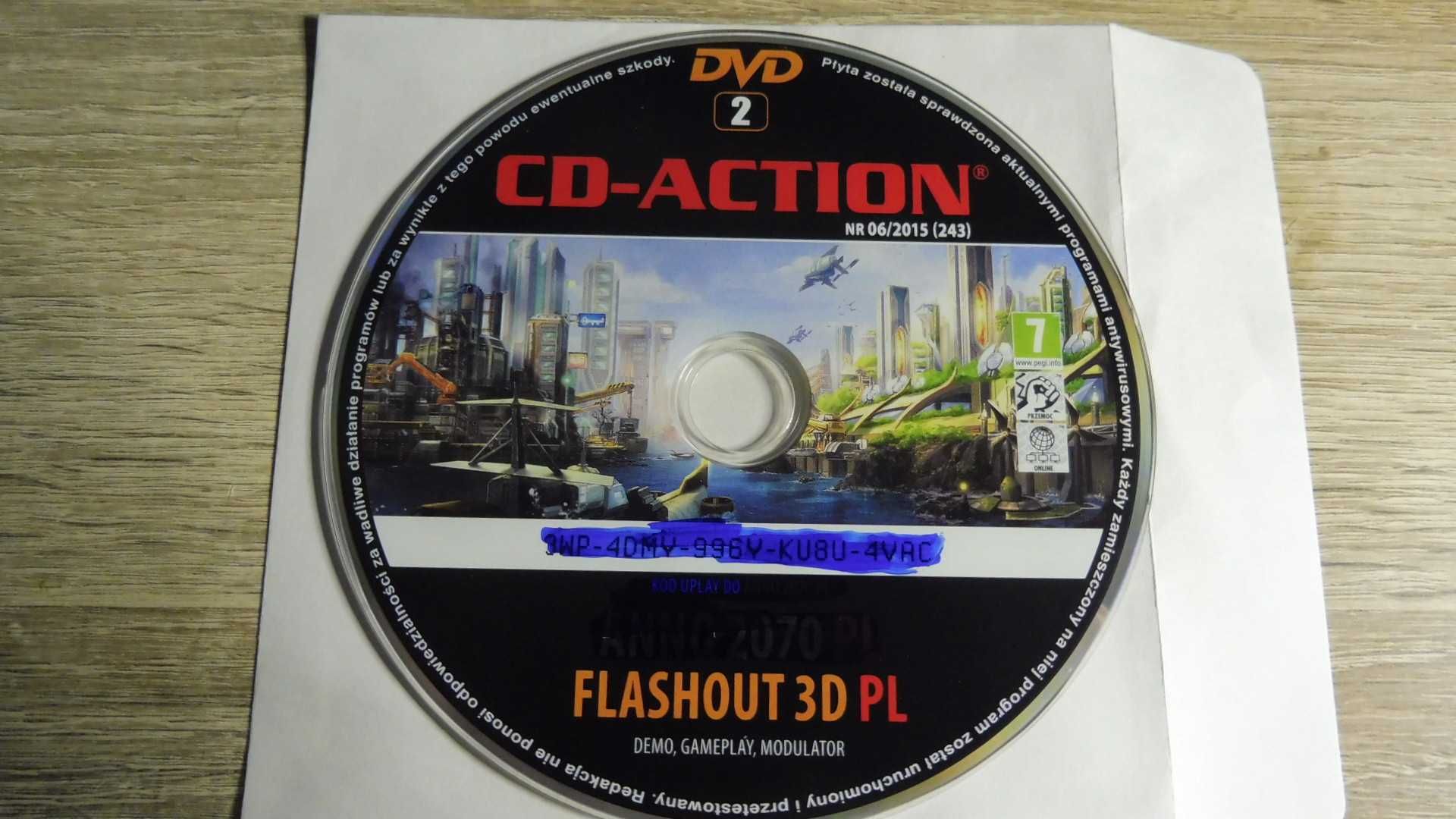 CD Action 06/2015 (243) - DVD 2 - Flashout 3D PL