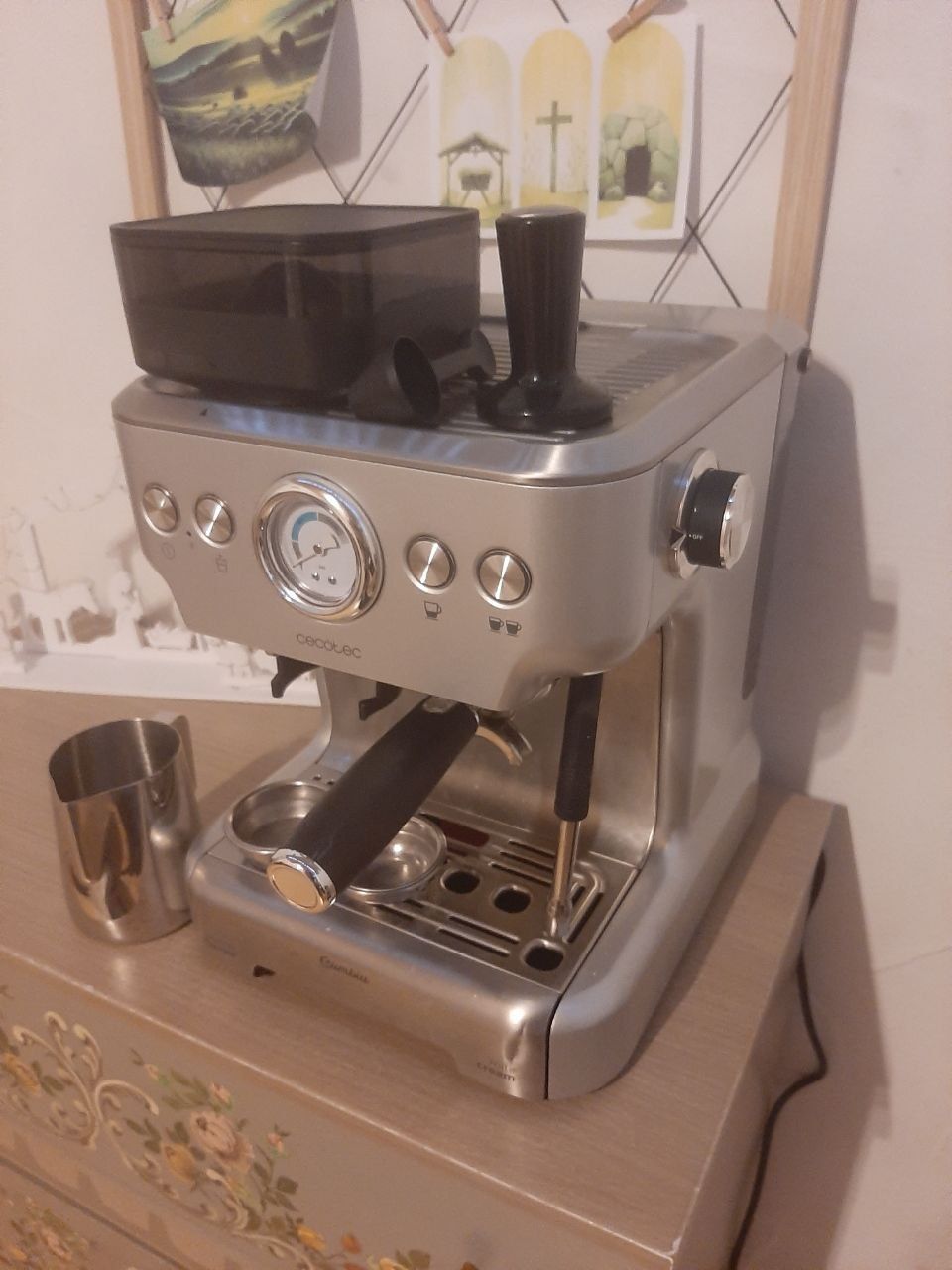 Еспресо-машина Cecotec Power Espresso 20 Barista Aromax з Німеччини