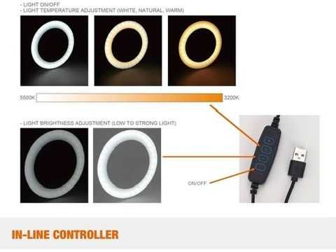 Ring Light + Fundo Verde GOODIS Video Creator Studio