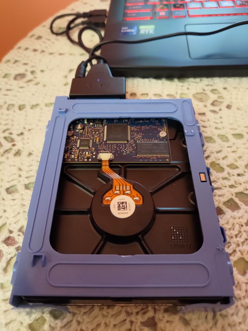 Адаптор SATA USB 3.0 з блоком живлення для HDD SSD 2.5" 3.5"