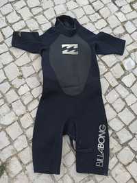 Fato neoprene Billabong 5 a 10 anos