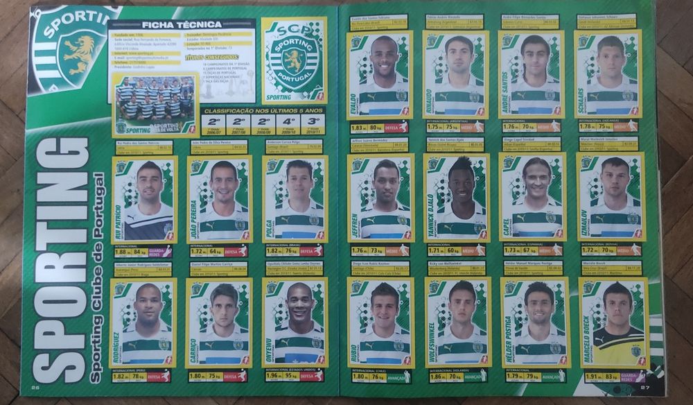 Caderneta Campeonato Português 2011/12