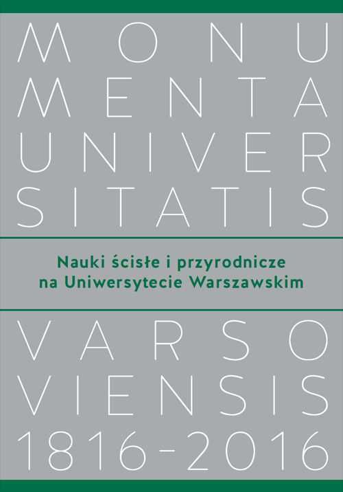 Wróblewski "Nauki ścisłe i przyrodnicze na Uniwersytecie Warszawskim"