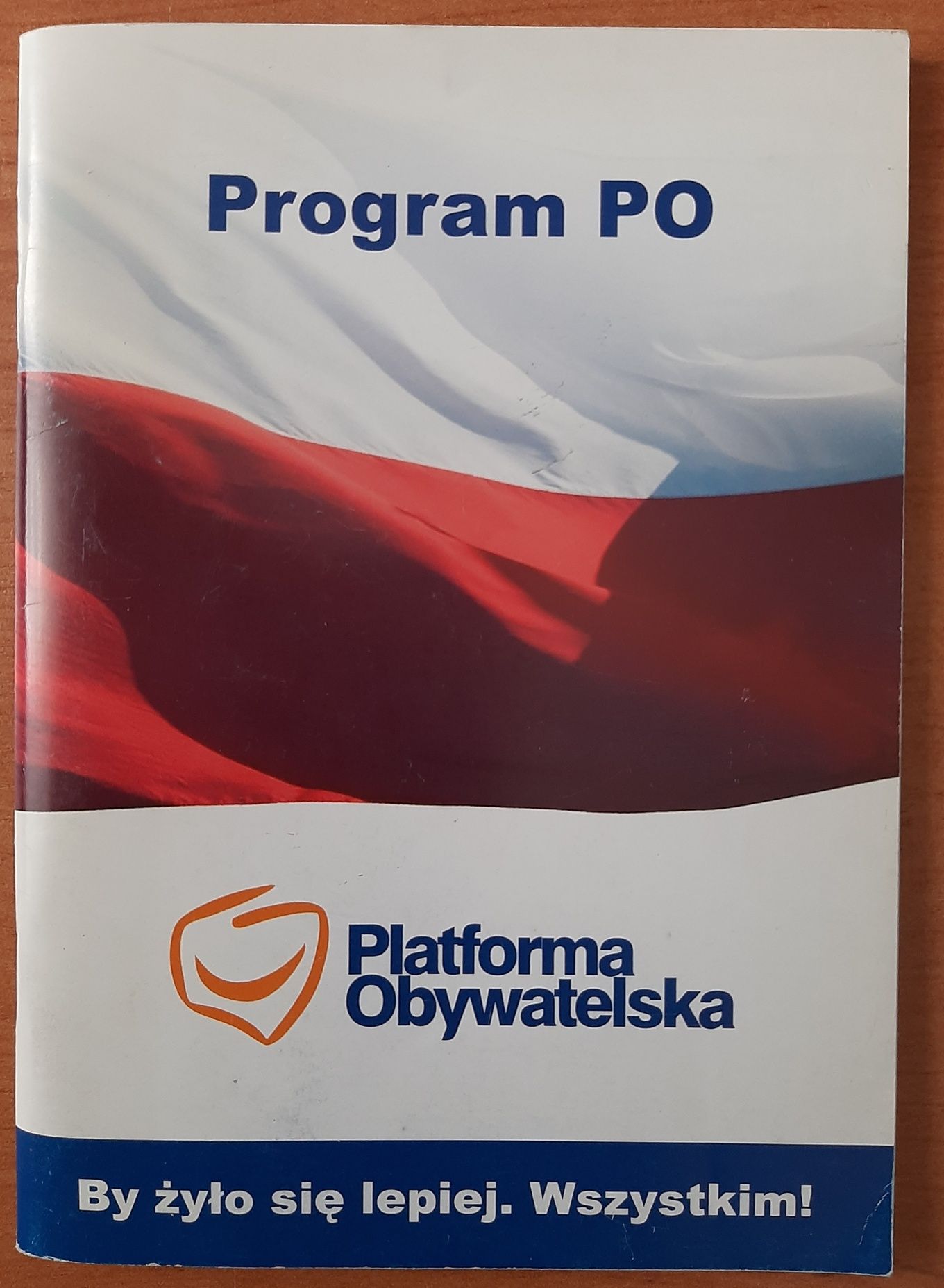 Broszura Program Wyborczy Platforma Obywatelska nowy 2007 r. sprzedam