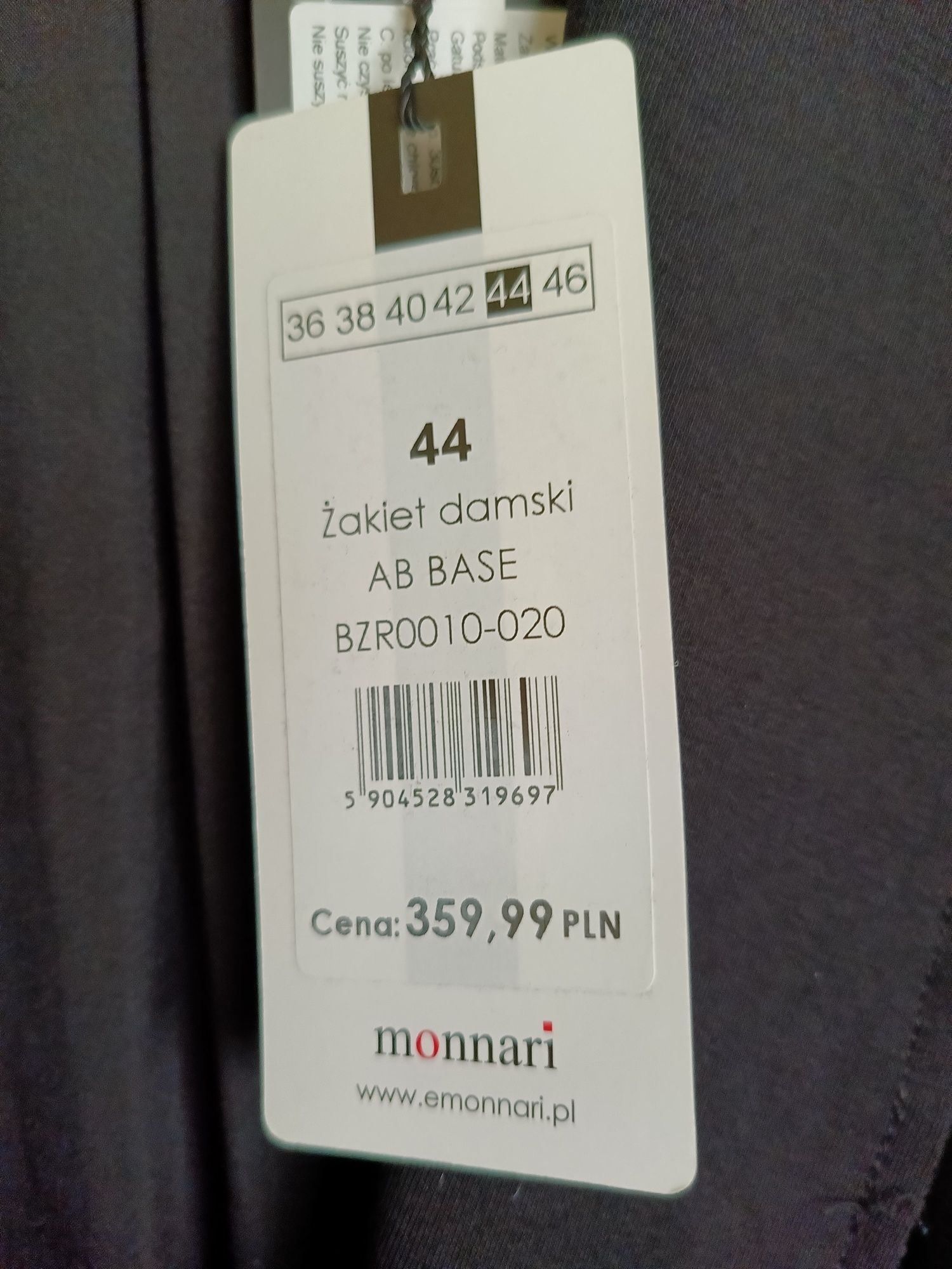 Żakiet damski,44, Monnari,czarny
