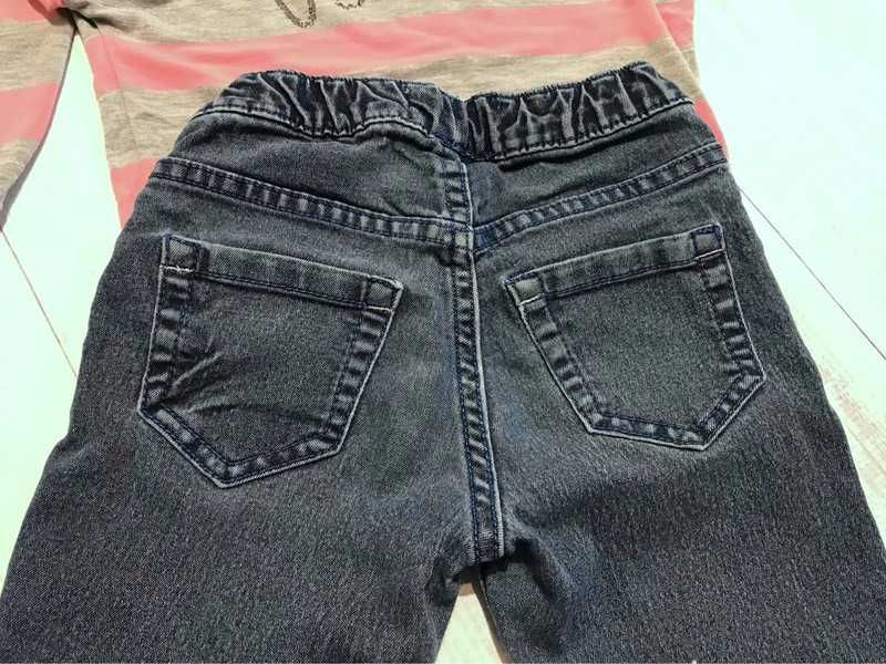 Spodnie jeans legginsy jegginsy dżinsy Terranova 104 110