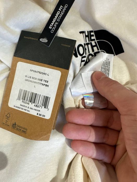 The North Face лонг кофта світшот [NF0A4762Q4C-M] оригінал