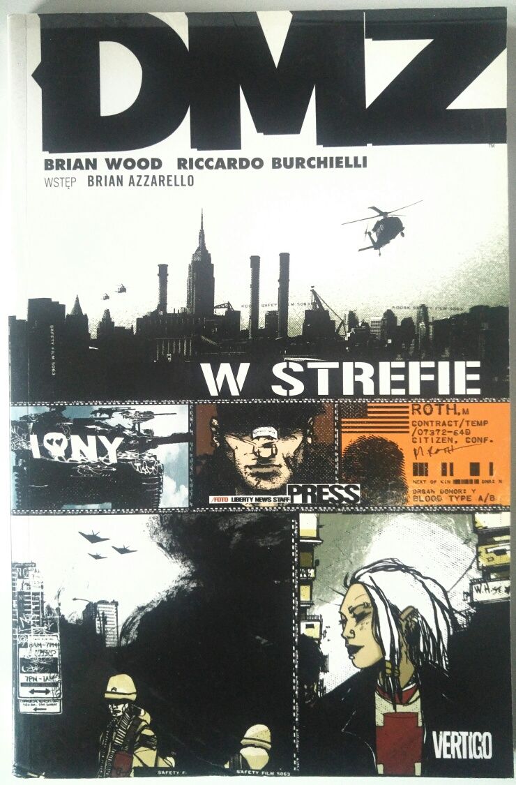 Komiks DMZ W strefie Brian Wood, Riccardo Burchielli