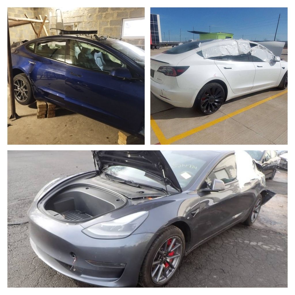 Розборка Tesla model 3, model Y, шрот