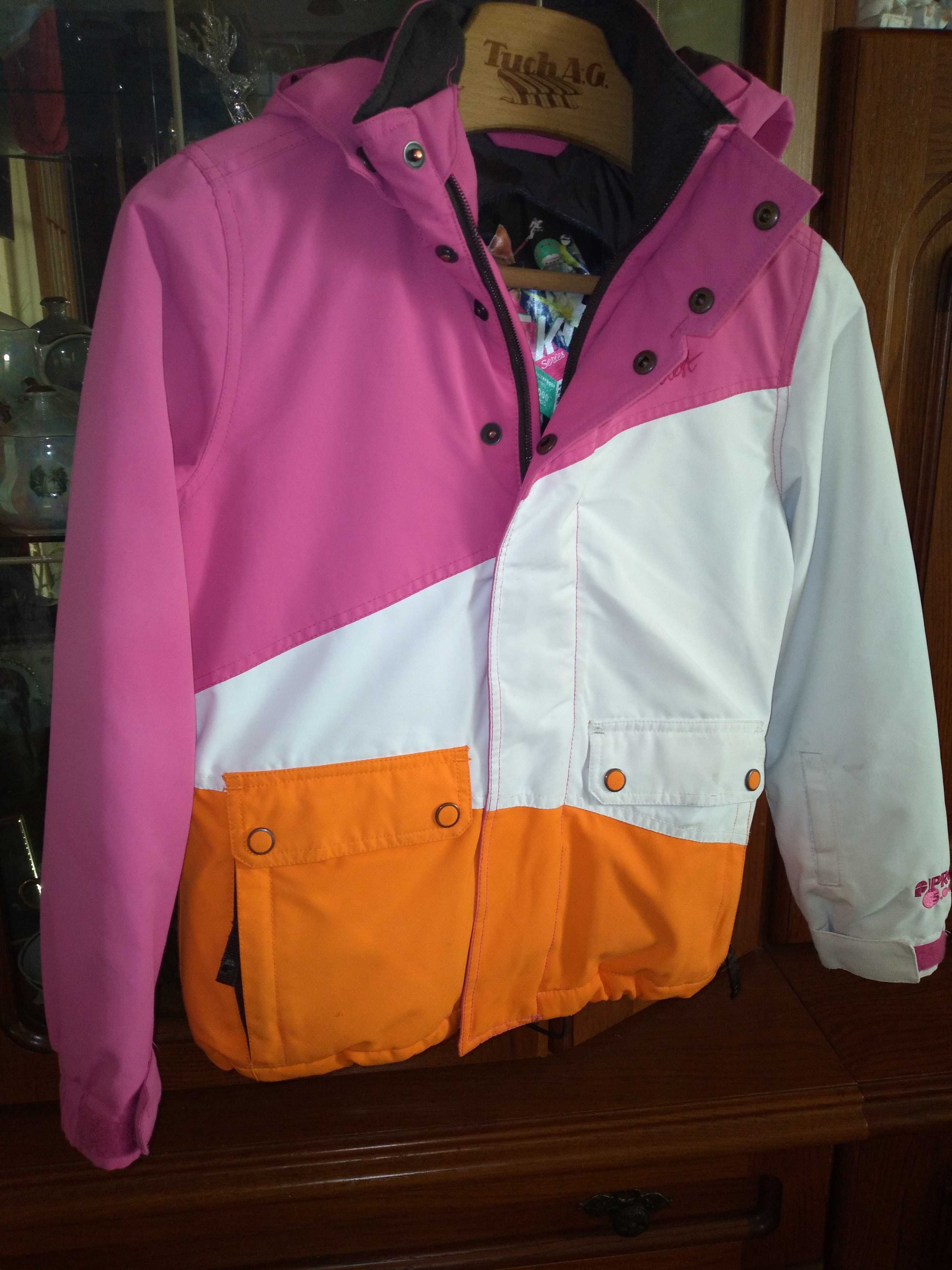 Куртка лыжная розовая с белым на девочку 9лет 140р.Protest