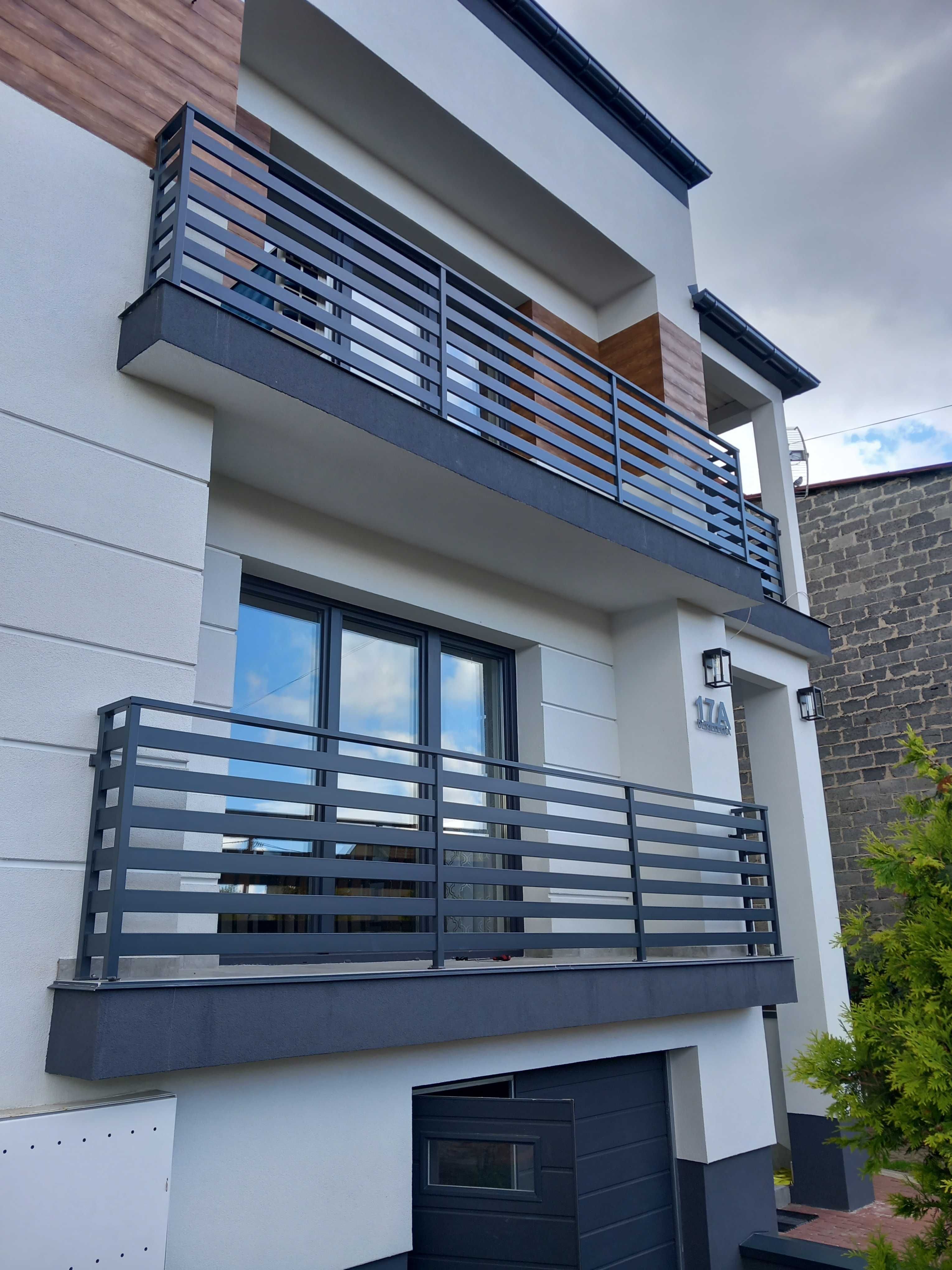 Balustrady barierki ocynk