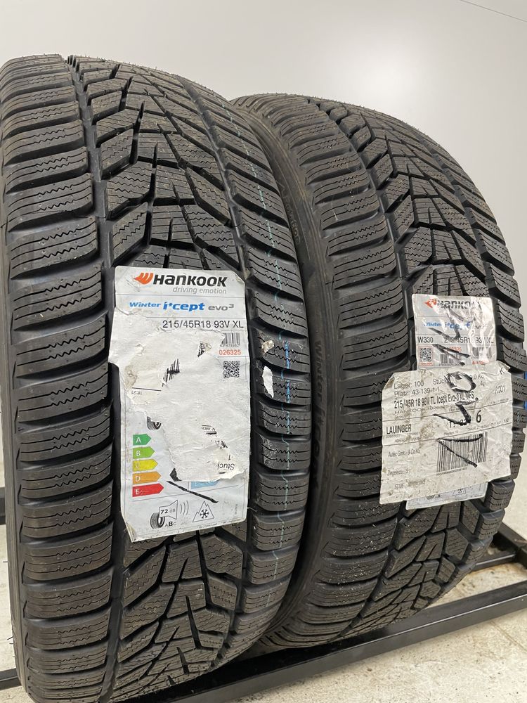 215/45R18 93V Hankook Winter i*cept evo3 22rok NOWE!!!