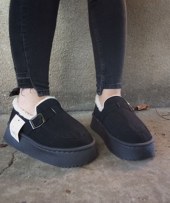 Легкі утеплені лофери- уггі