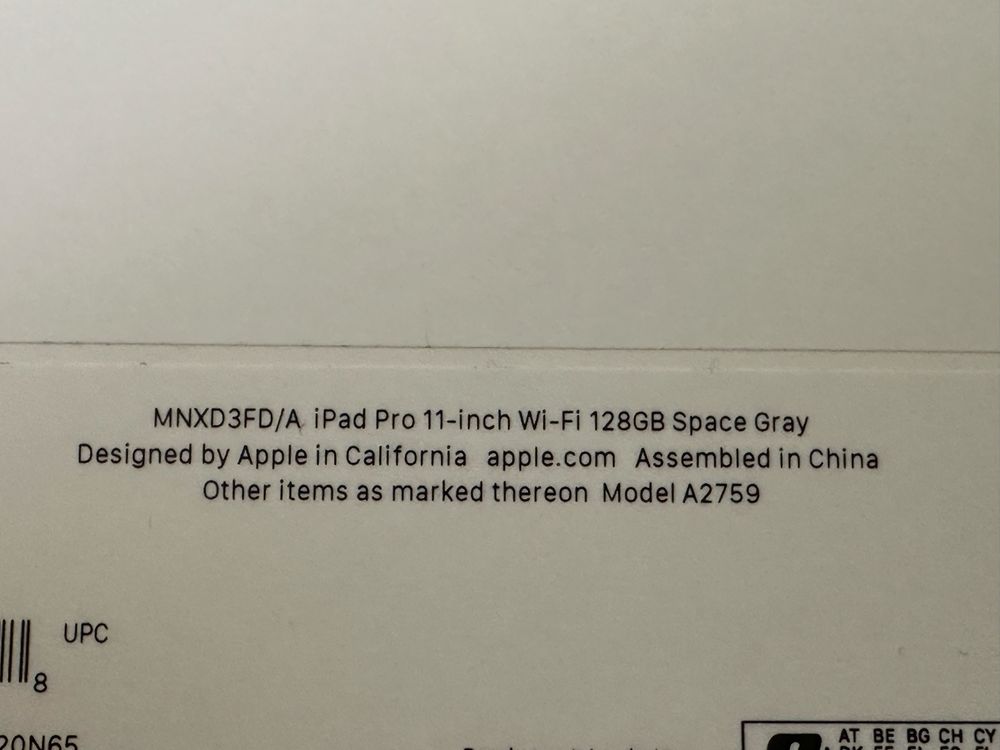 iPad Pro 11 4gen 128GB A2759 WiFi