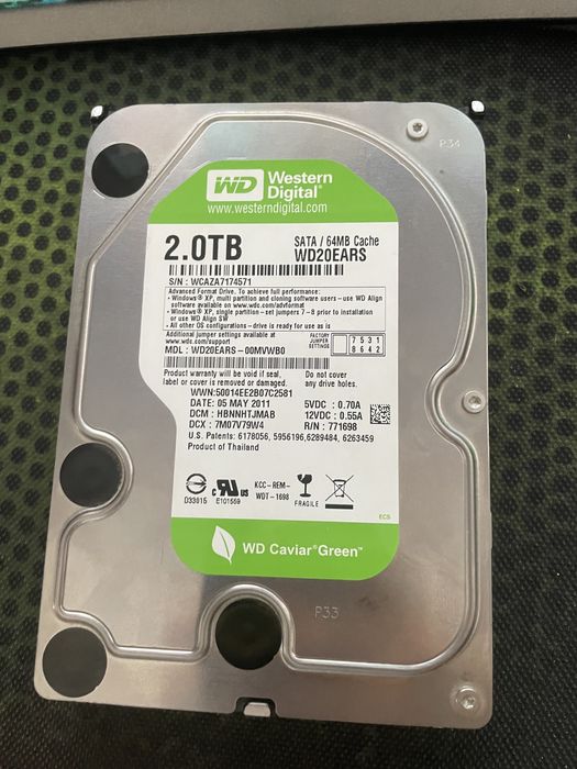 Hdd 2TB Western Digital