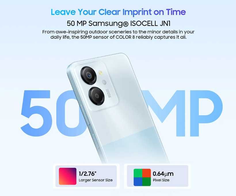 Blackview COLOR 8  Gray  90Hz 6.75HD+/ 8Gb_256GB/6000mAh/18W