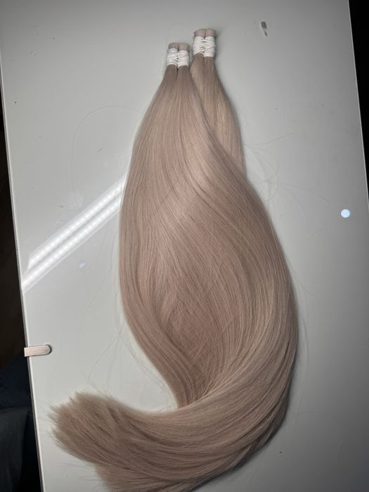 Wlosy naturkwne slowainskie farbowane 55cm 100g