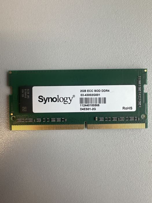 Pamięć RAM Synology DDR4 2gb 2666MHz SODIMM D4ES01-2G