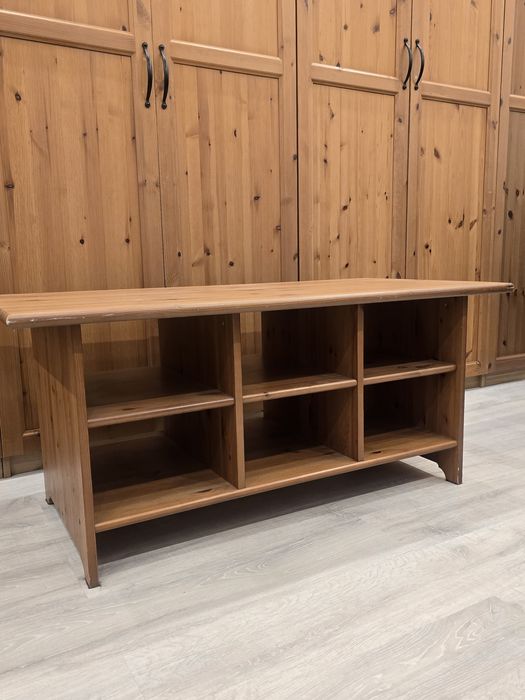 Stolik kawowy, drewniany Ikea, seria LEKSVIK