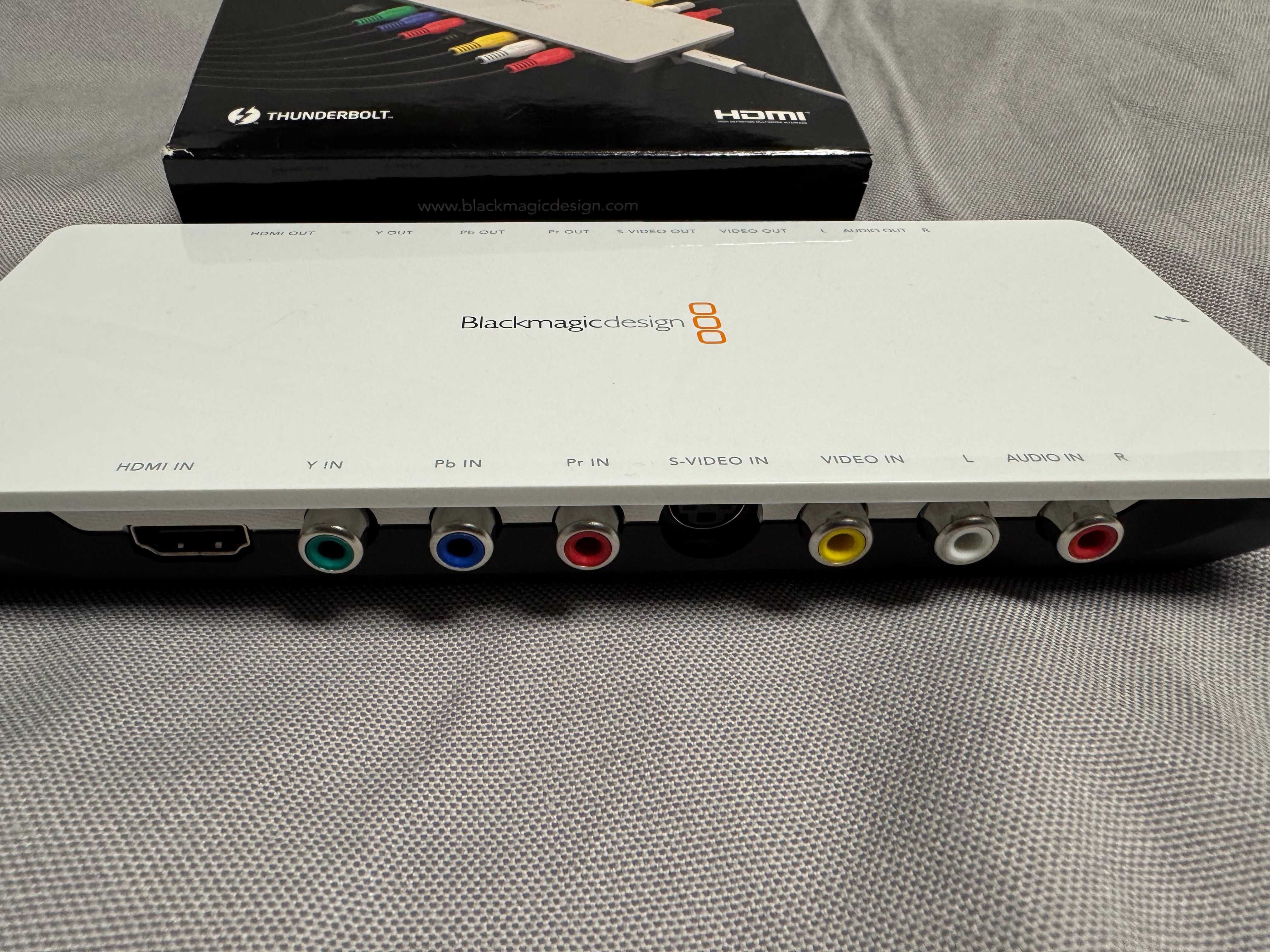Blackmagic Design Intensity Shuttle Thunderbolt - zgrywanie VHS
