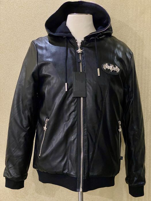 Phlipp Plein утеплённая мужская куртка бомбер размеры L, XL, XXL