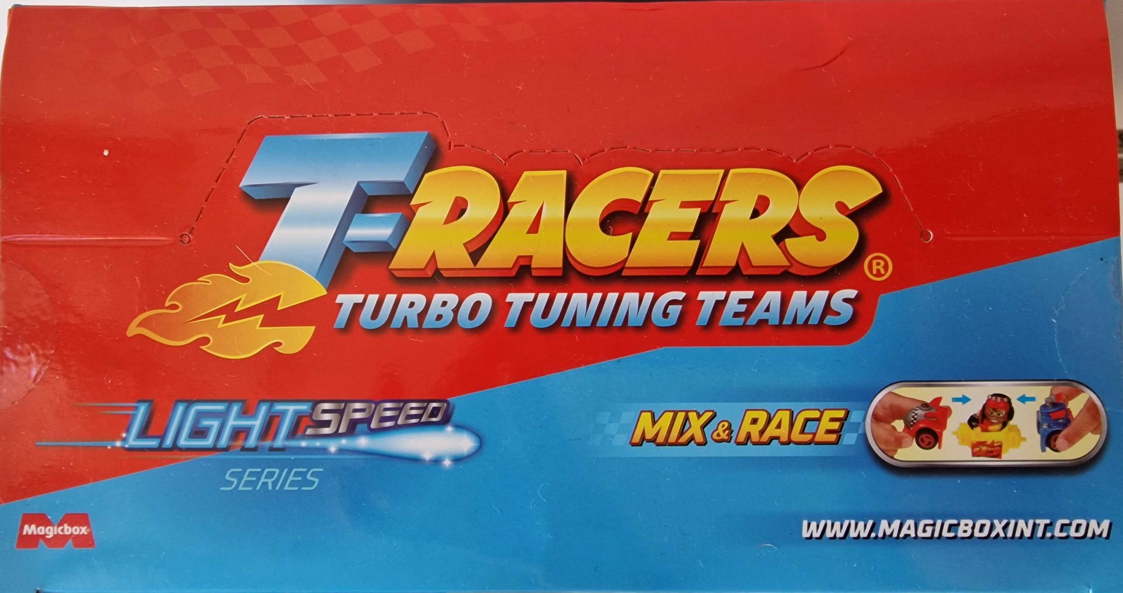 8 szt AUTO + kierowca T-RACERS Turbo tuning Teams Licht Speed