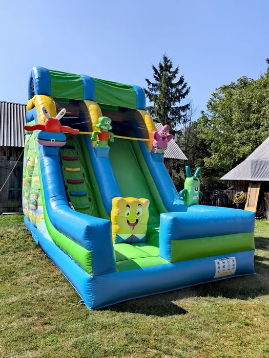 Dmuchaniec dmuchana zjeżdżalnia SpongeBob
