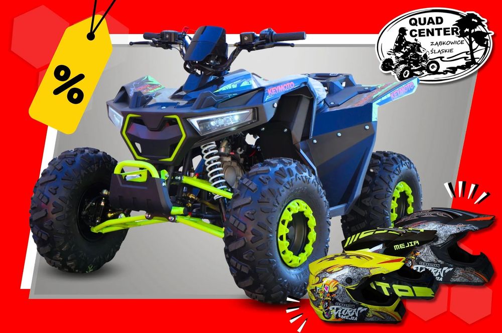 Quad ATV 125cc KEYMOTO CYBERTRUCK Automat 8 cali LED Licznik LCD