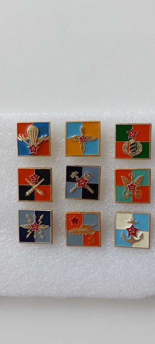 Набор значков эмблемы войск ВС СССР