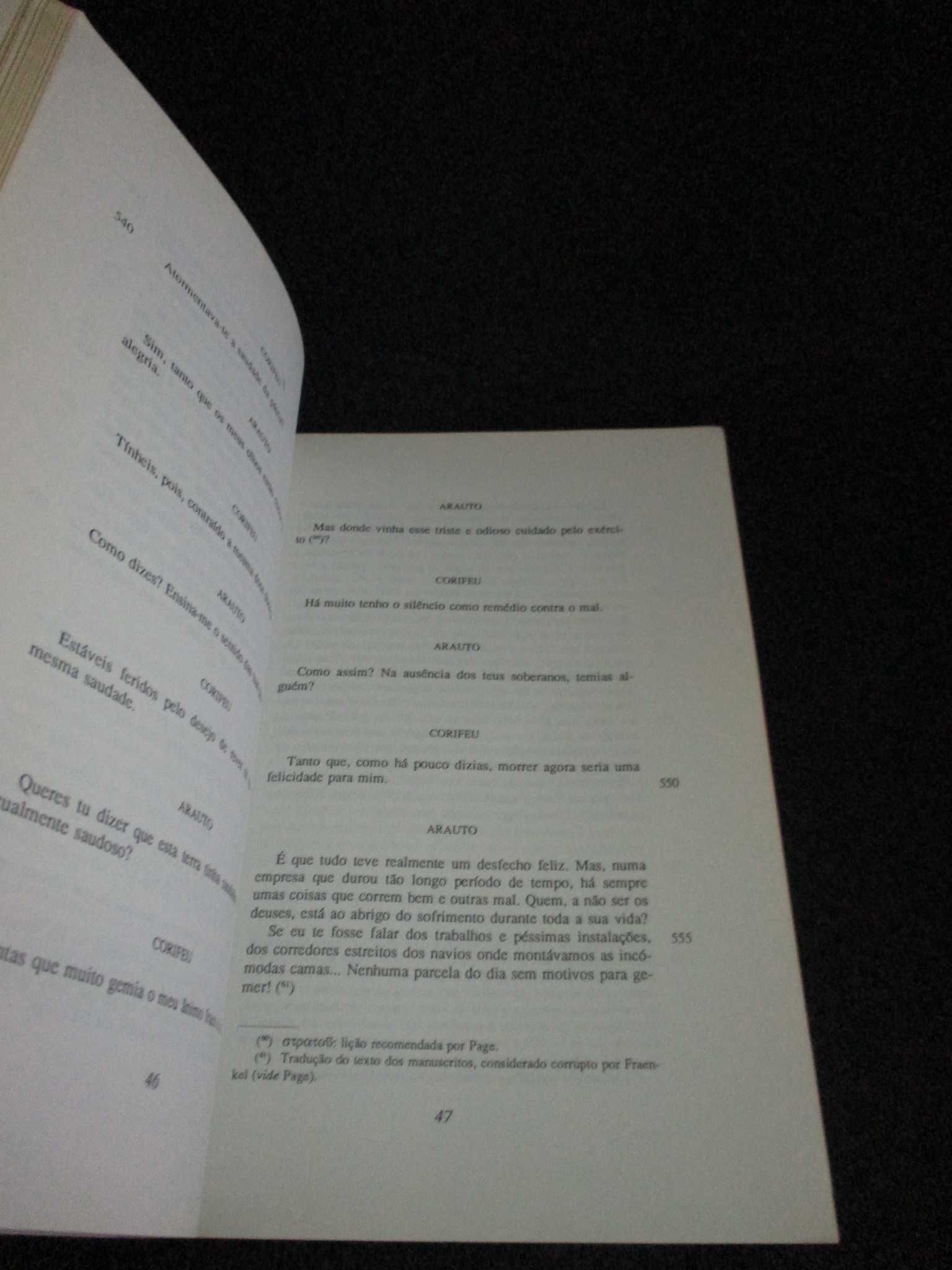 Livro Oresteia Agamémnon Coéforas Euménides Ésquilo