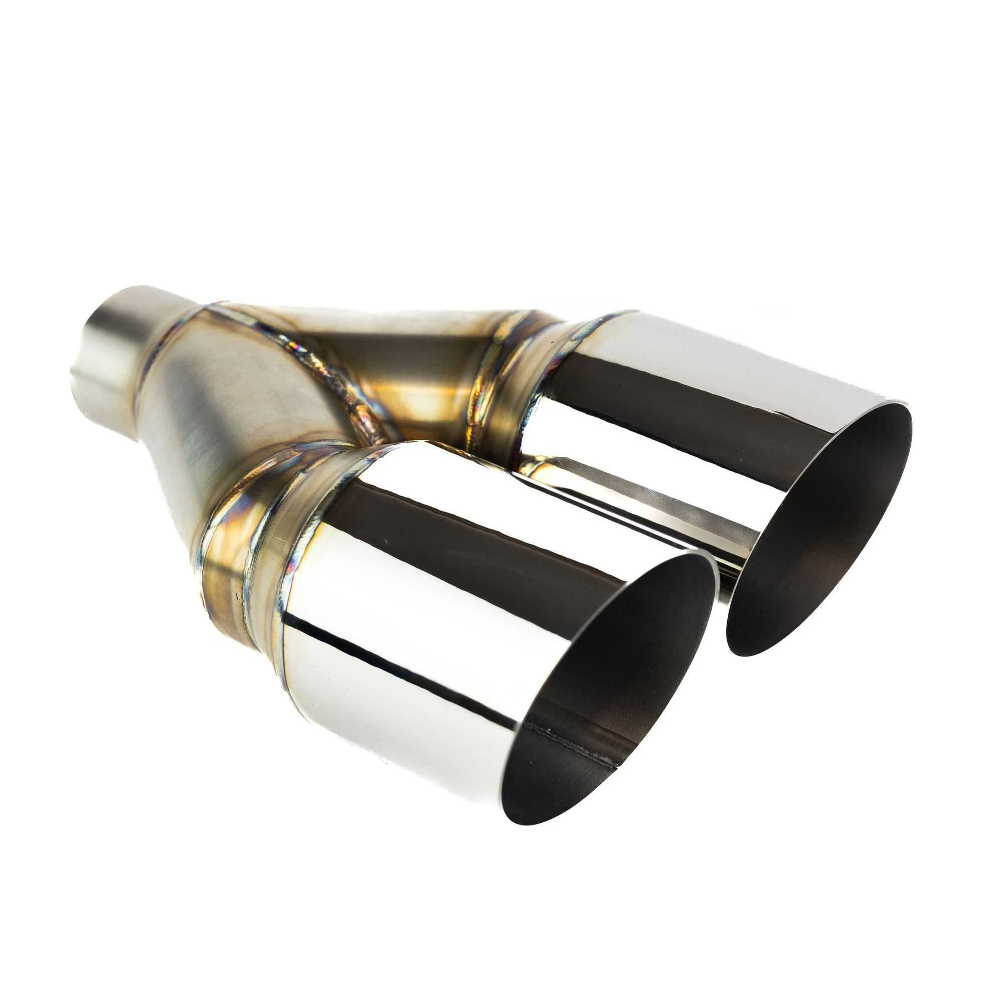 Końcówka wydechu/tłumika 2x102mm ścięta pod skosem